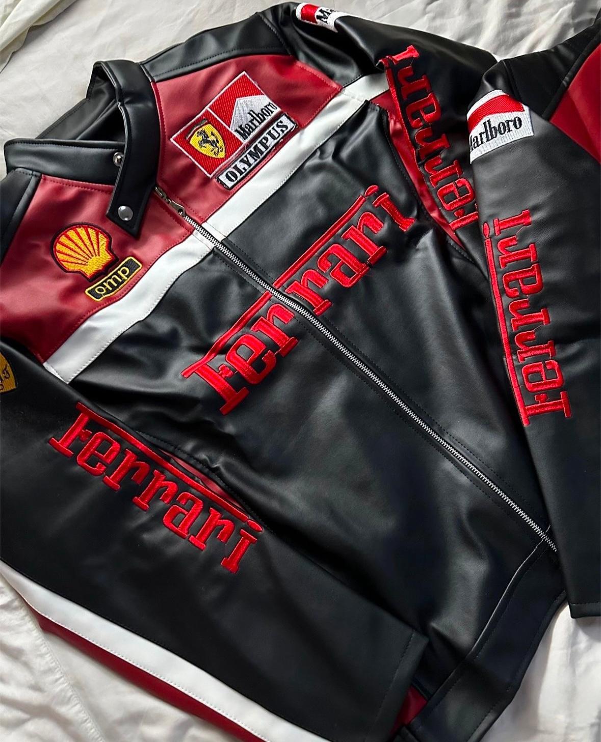 Ferrari Olympus Leather Jacket – SLIKDRIP® Special Edition