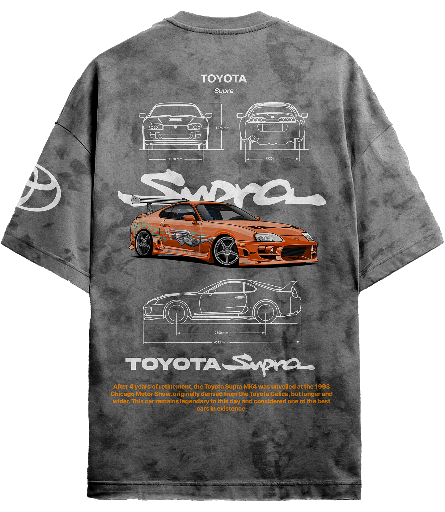 Oversized Toyota Supra T-shirt