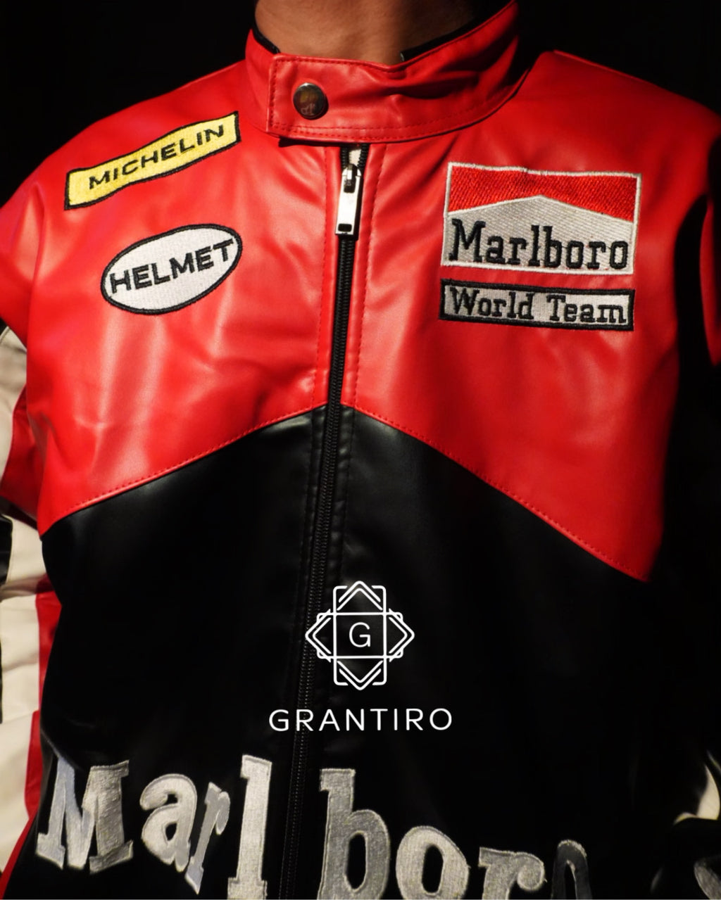 Marlboro Vintage Black Leather Jacket – SLIKDRIP® Legacy Edition