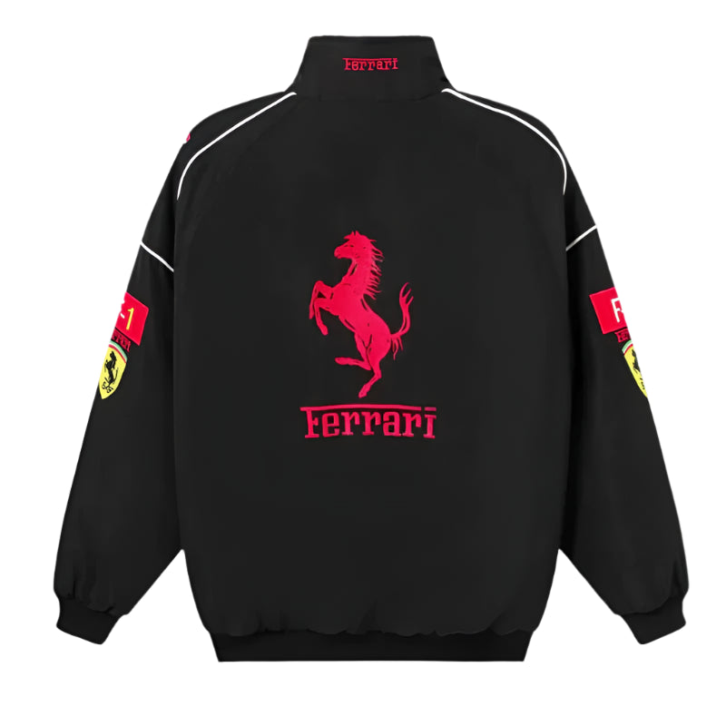 Black Ferrari Jacket – Ultra-Limited | SLIKDRIP® Race Edition