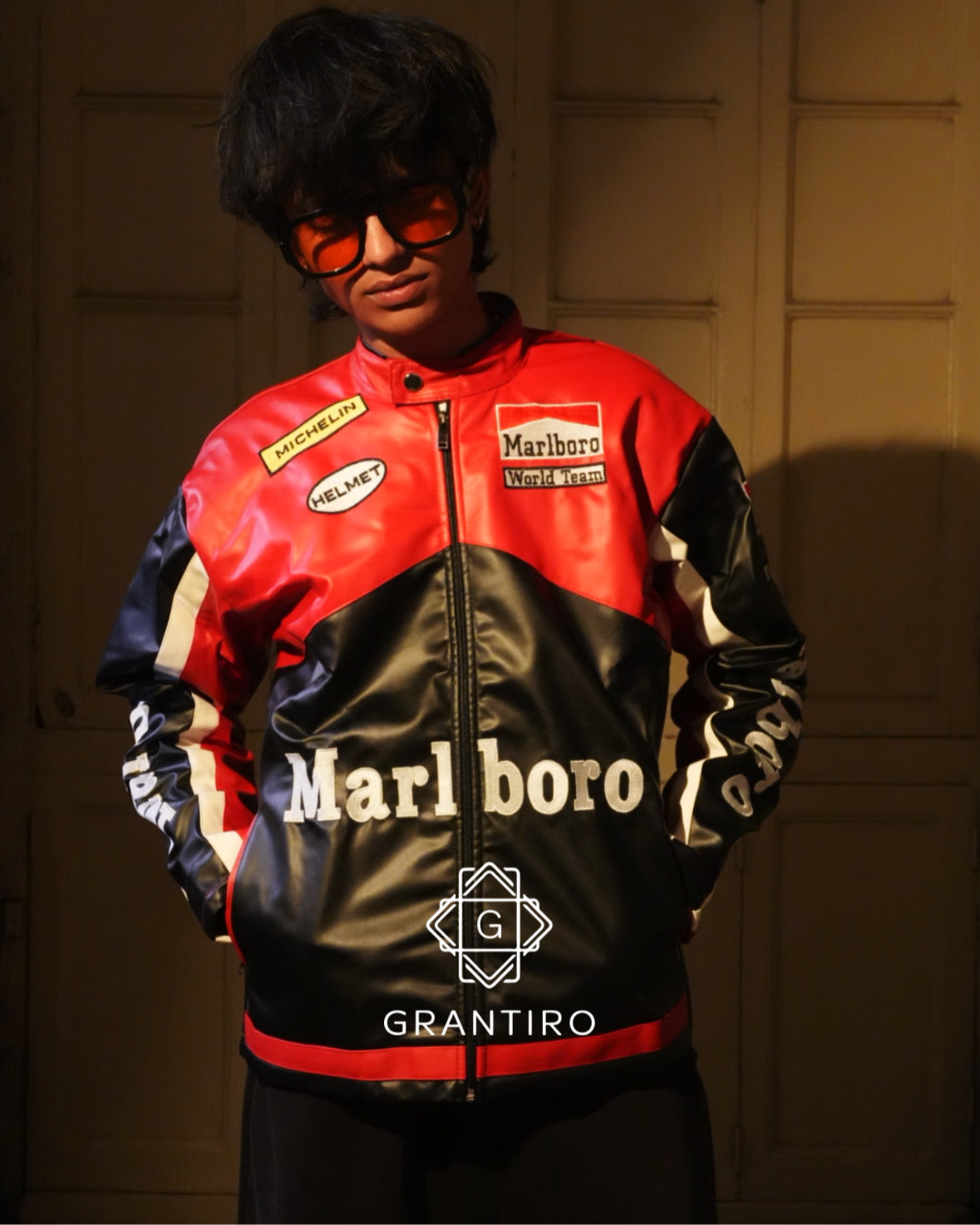 Marlboro Vintage Black Leather Jacket – SLIKDRIP® Legacy Edition