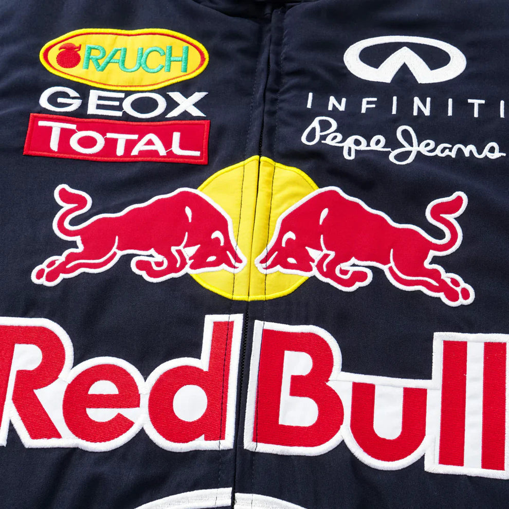 RedBull Embroidered Puffer Jacket – Limited Drop | SLIKDRIP® F1 Edition