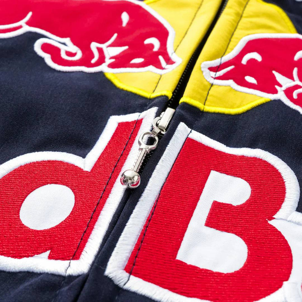 RedBull Embroidered Puffer Jacket – Limited Drop | SLIKDRIP® F1 Edition