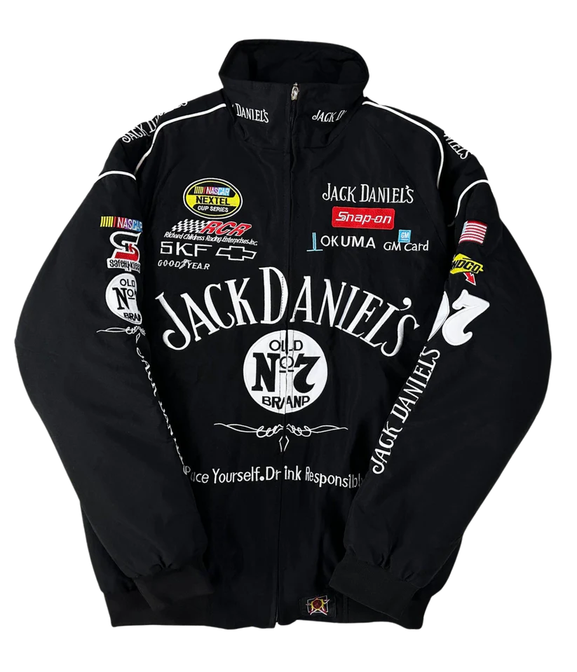 Jack Daniel’s Puffer Embroidered Jacket – Limited Drop | Slikdrip® Edition