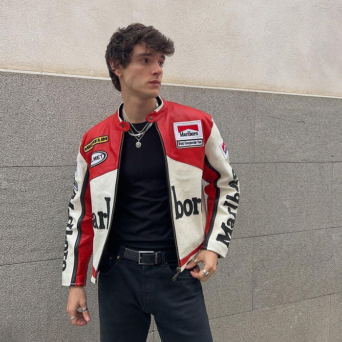 Marlboro Vintage Leather Jacket – SLIKDRIP® Legacy Edition