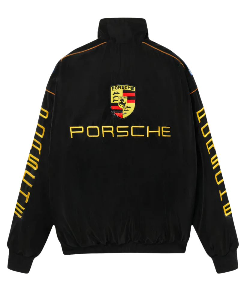 Porsche Puffer Embroidered Jacket – SLIKDRIP® Limited Edition
