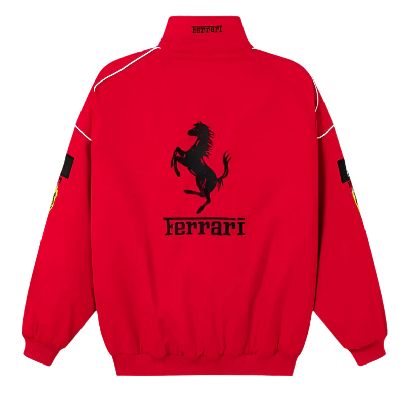 Red Ferrari Scuderia Jacket – Limited Drop | SLIKDRIP® Race Edition