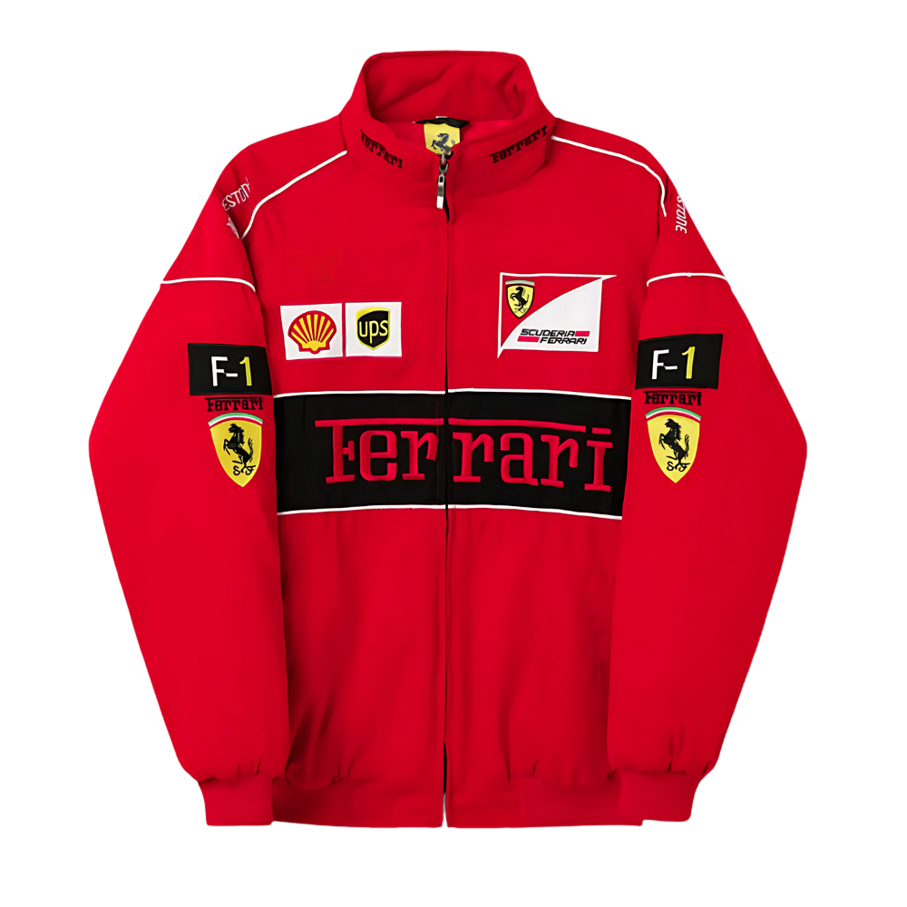 Red Ferrari Scuderia Jacket – Limited Drop | SLIKDRIP® Race Edition