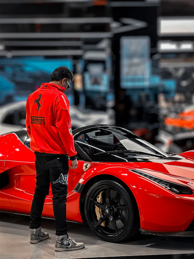 Red Ferrari Scuderia Jacket – Limited Drop | SLIKDRIP® Race Edition