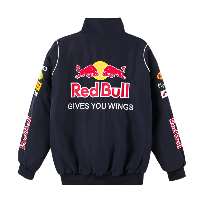 RedBull Embroidered Puffer Jacket – Limited Drop | SLIKDRIP® F1 Edition