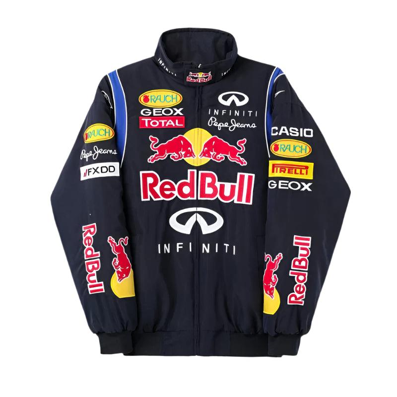 RedBull Embroidered Puffer Jacket – Limited Drop | SLIKDRIP® F1 Edition