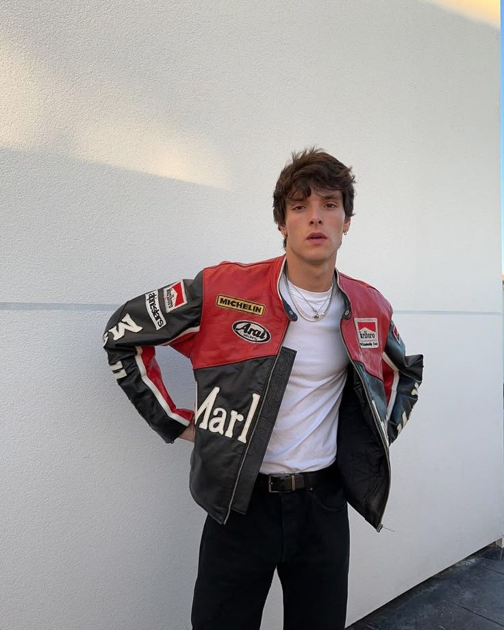 Marlboro Black Red Leather Jacket – SLIKDRIP® Legacy Edition