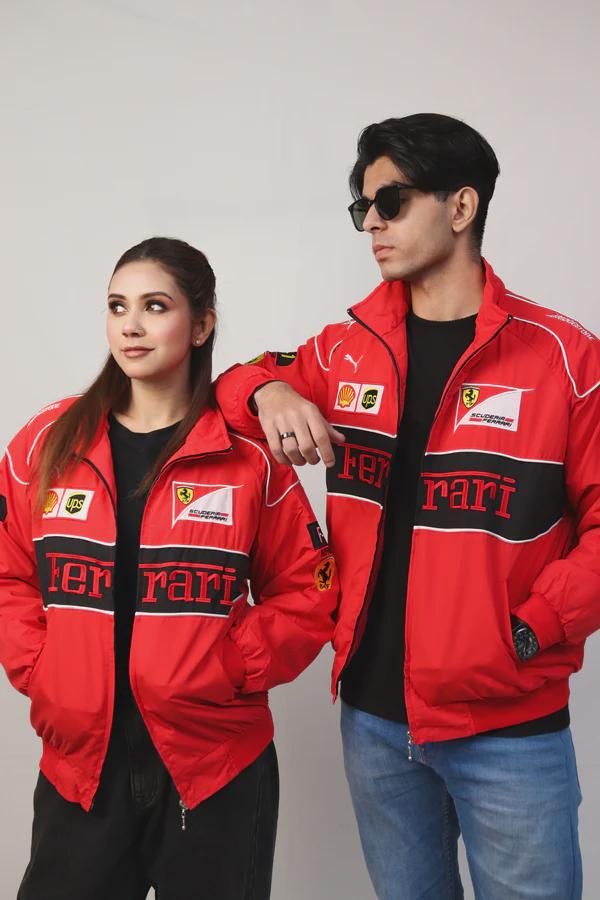Red Ferrari Scuderia Jacket – Limited Drop | SLIKDRIP® Race Edition