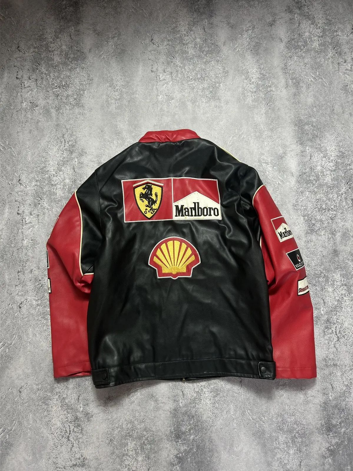 Marlboro Black Red Leather Jacket – SLIKDRIP® Legacy Edition