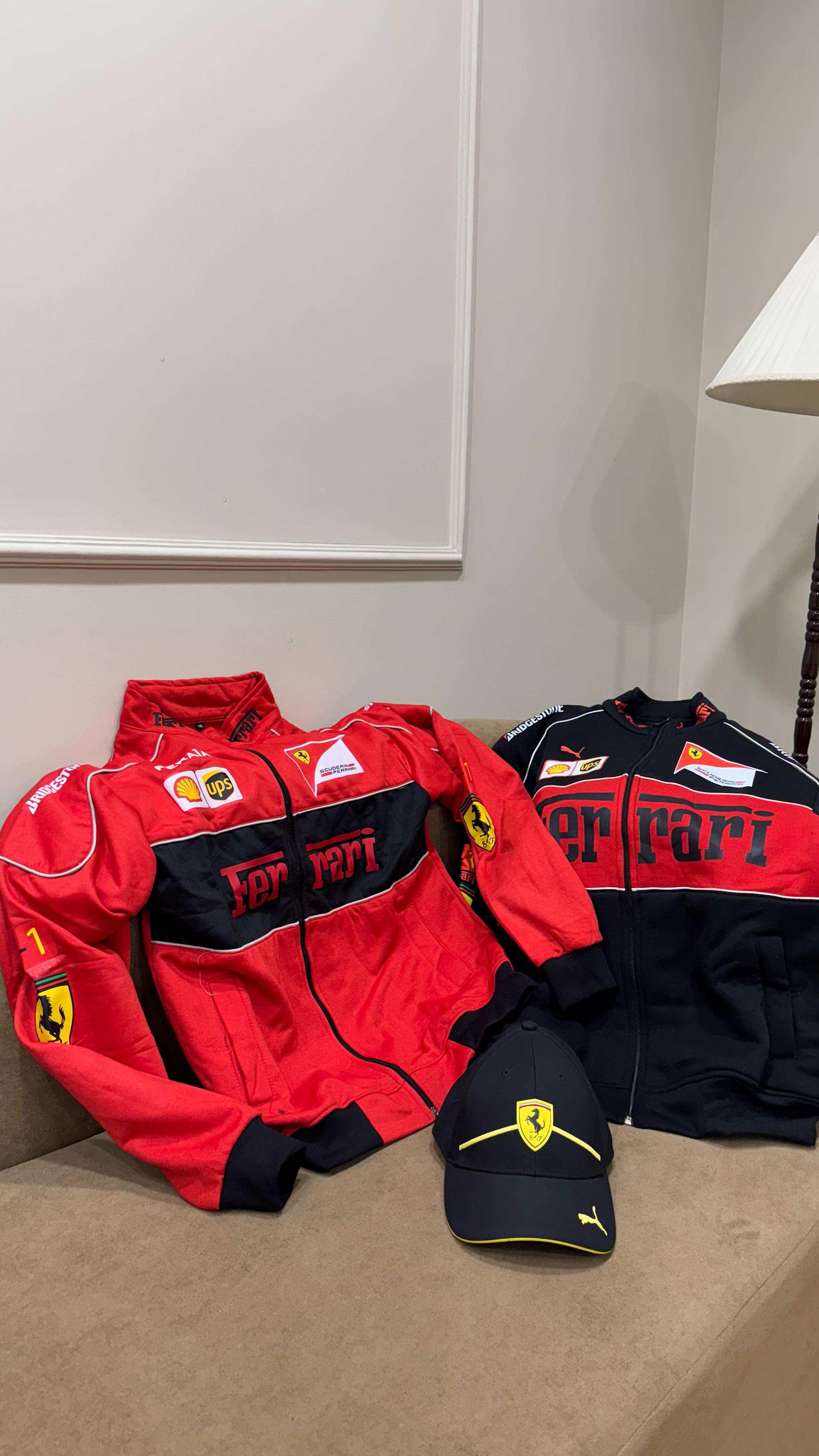 Red Ferrari Scuderia Jacket – Limited Drop | SLIKDRIP® Race Edition