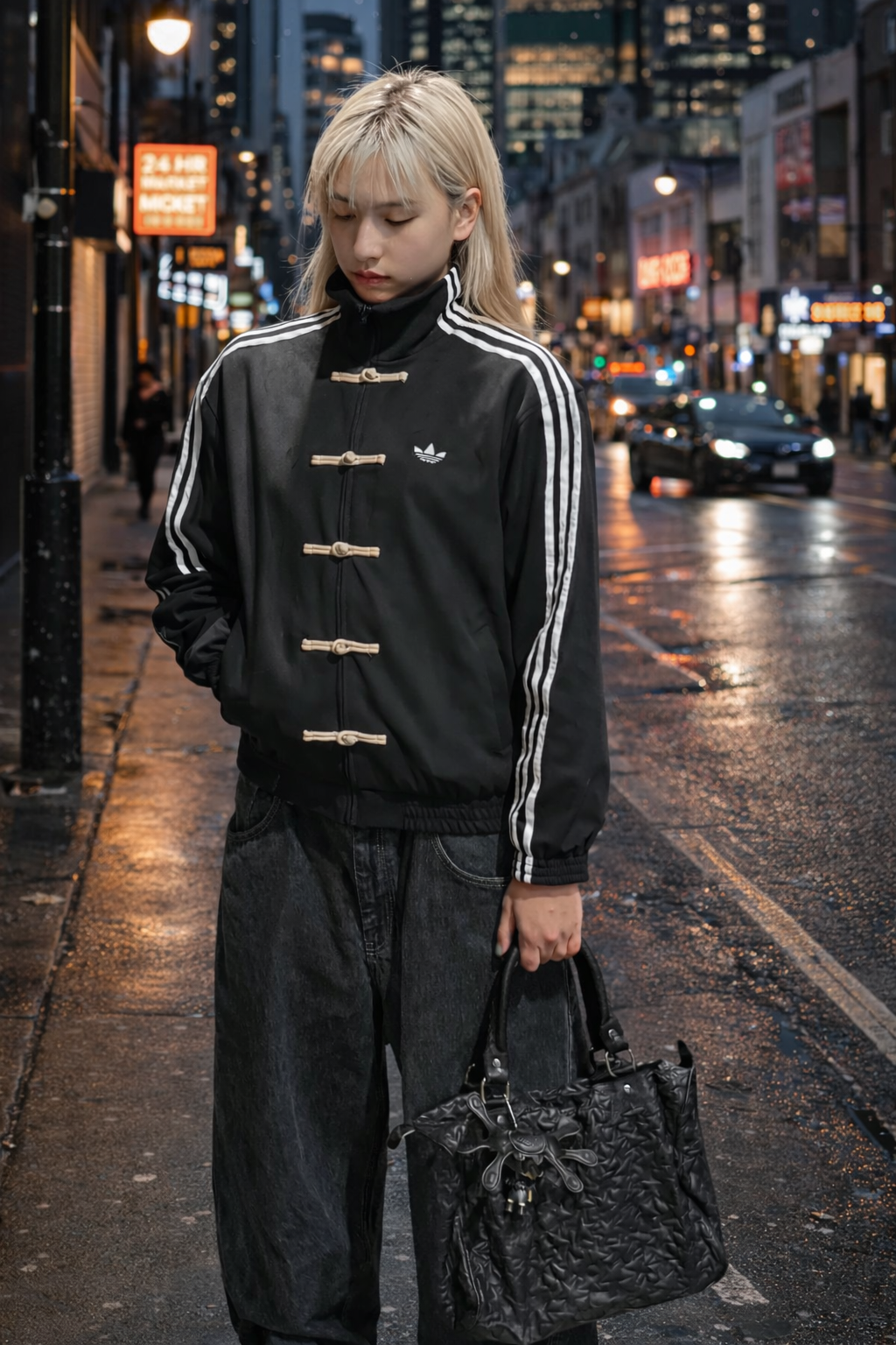 CNY-Inspired Premium Black Suede Jacket