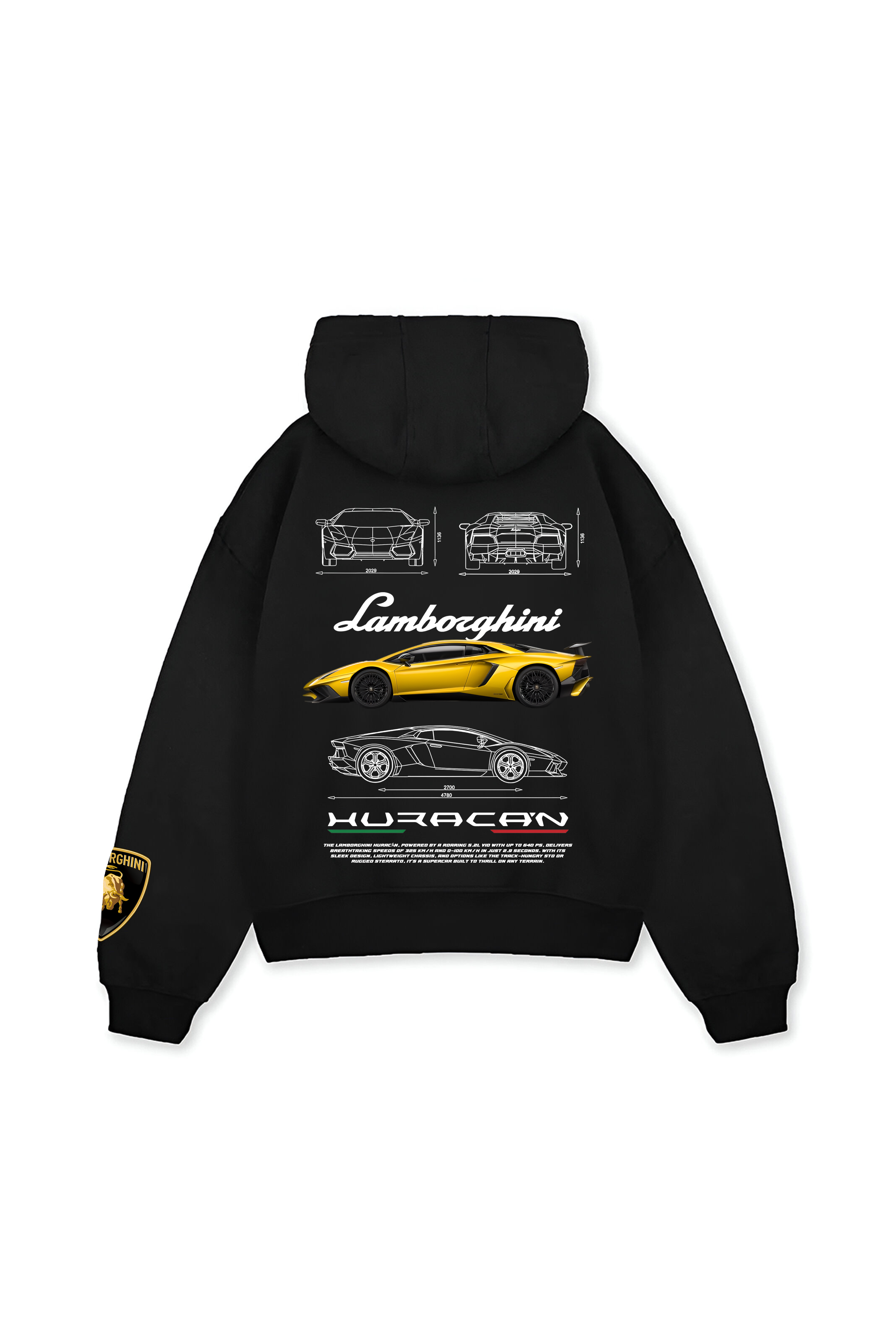 Oversized Lamborghini Hoodie