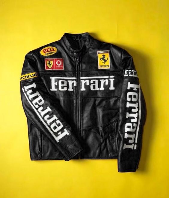 Blacked Ferrari Leather Jacket – Limited Edition