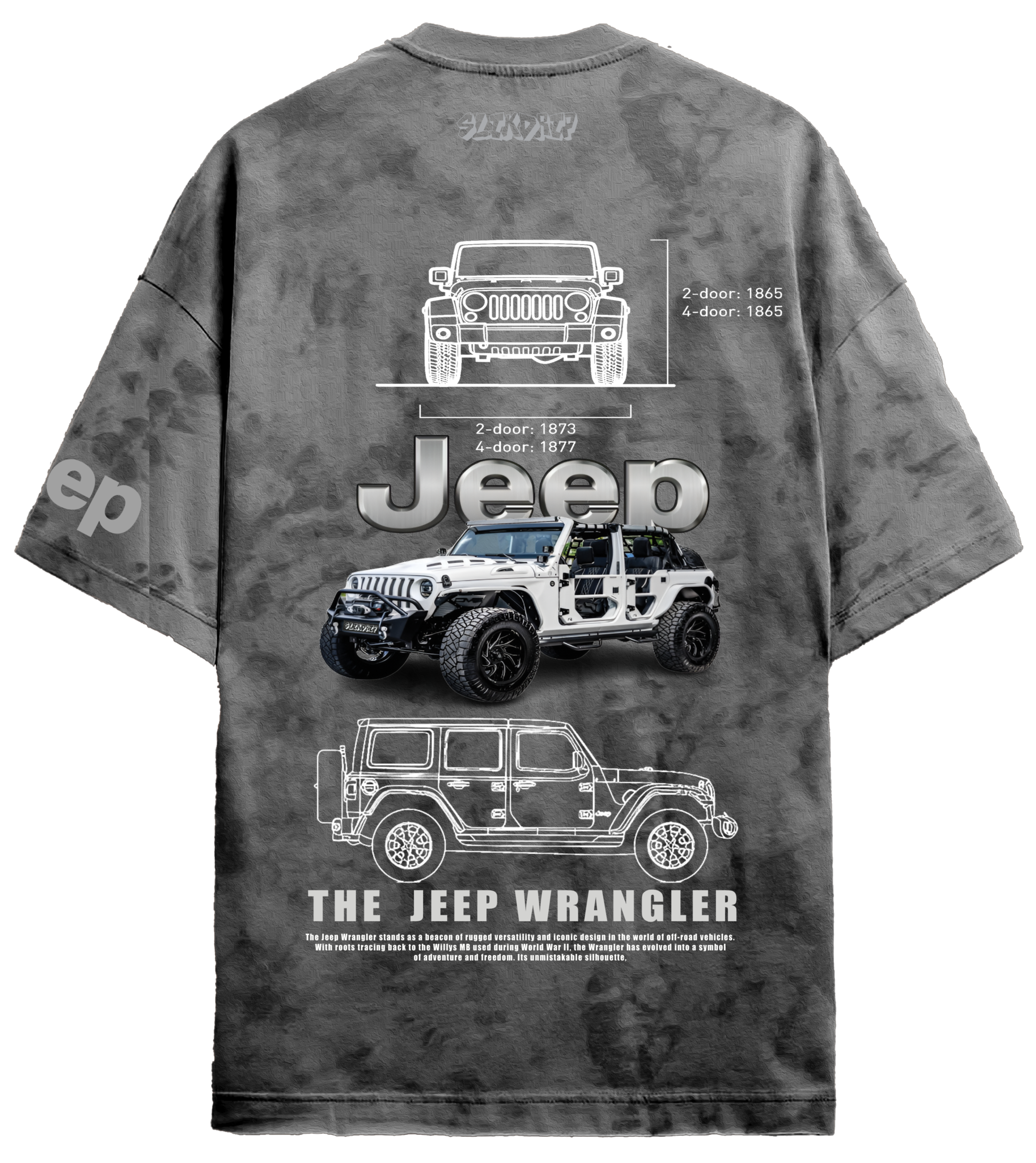 Oversized Jeep Wrangler T-shirt