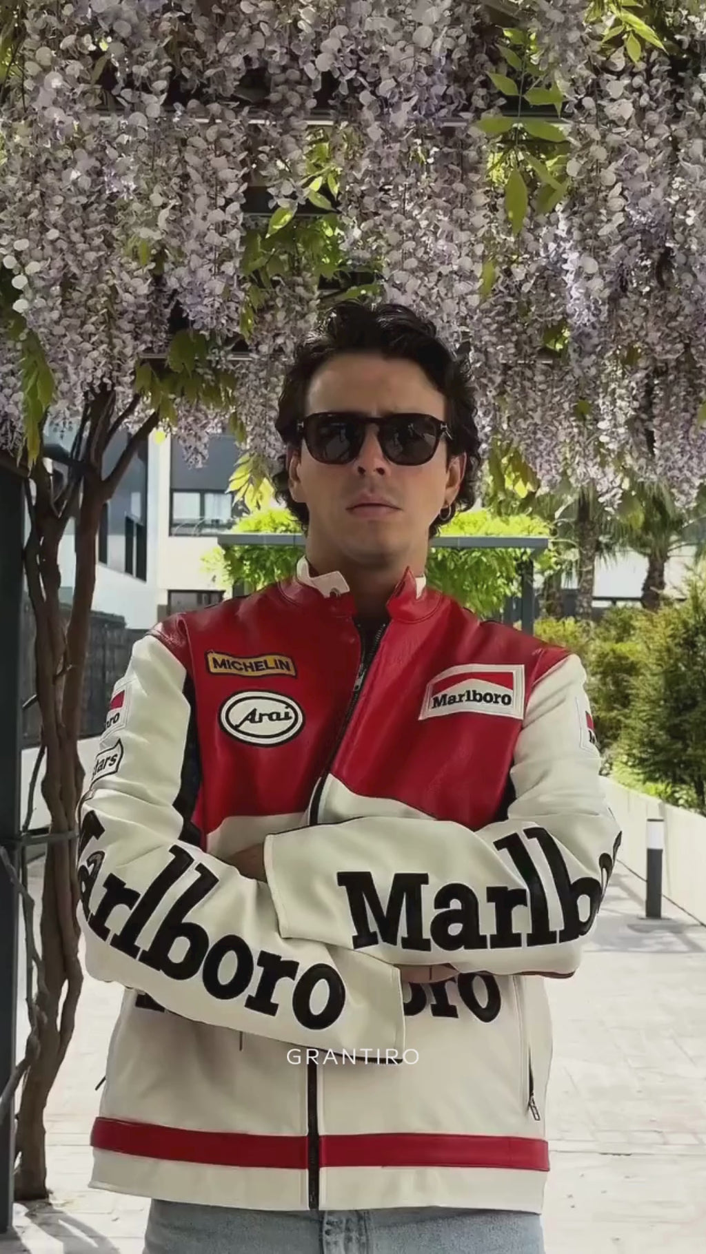 Marlboro Vintage White Leather Jacket – SLIKDRIP® Legacy Edition