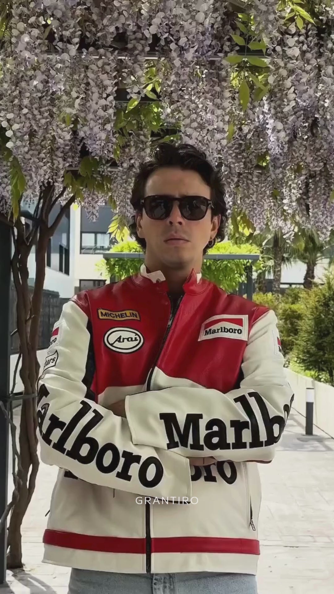 Marlboro Vintage White Leather Jacket – SLIKDRIP® Legacy Edition